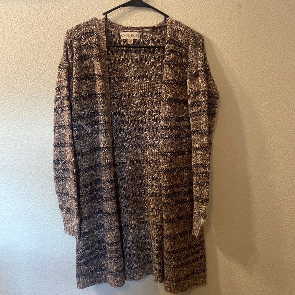 Knox Rose multicolor cardigan size small
